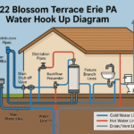 3822 Blossom Terrace Erie PA Water Hook Up Diagram