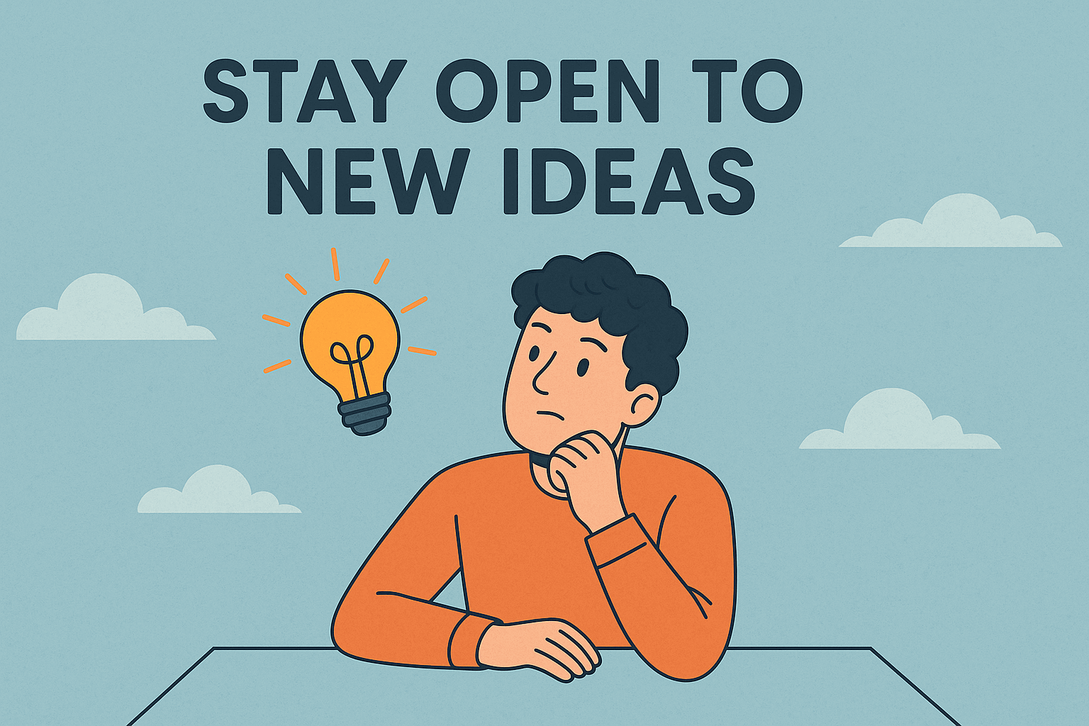 Stay Open to New Ideas Pondershort